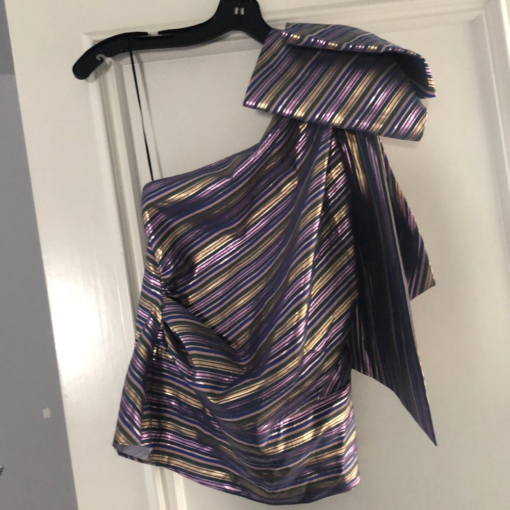 Zara top one shoulder brand new with tags